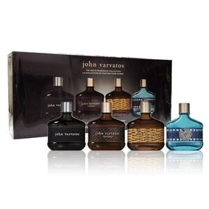 Sealed John Varvatos Mens Fragrance Collection 4 Piece Gift Set 0.5oz 15ml EDT